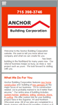 Mobile Screenshot of anchorbuildingcorp.com